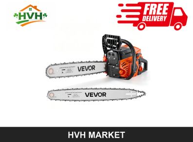 62cc Petrol Chainsaw with 20/22in Bars