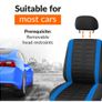 Upgrade4cars Front Seat Covers for Driver and Passenger Seats+Headrests, Universal Front Seat Covers Image 5