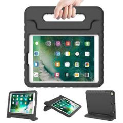For Apple iPad 9.7" 2017 / 2018 Kids Case Shockproof Cover With Stand Black