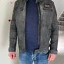 Leather jacket grey size M Image 5