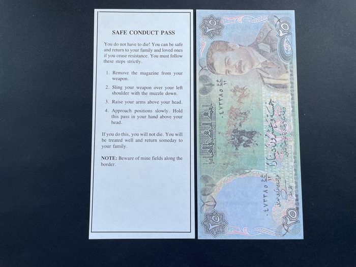 Iraq  Desert Storm  /. Safe Conduct Pass