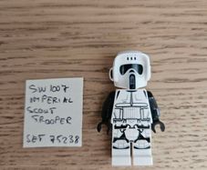 lego sw1007 imperial scout trooper, set 75238