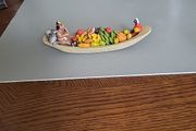Kayak and fruit ornament