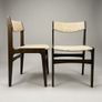 Set of 4 Mid-Century Danish Stained Oak Dining Chairs attributed to Erik Buch. Image 3