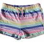Colorful Striped Shorts for Girls Image 3