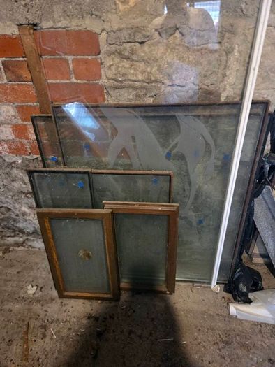 Brown uPVC Windows & Glass Panels