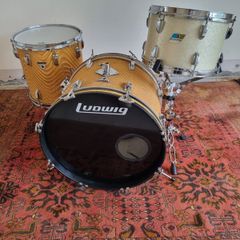 Ludwig Downbeat vintage 70s Drum kit set 12 14 20