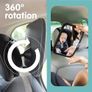 Baby Car Mirror (2 Pack) - 100% Shatterproof & Shakeproof, Award-Winning Car Mirror Baby Rear View, Non-Slip with 360 Rotation, Newborn Essentials Image 5