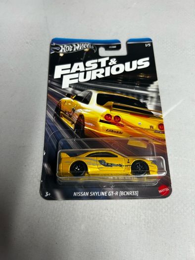 Nissan Skyline R33 Fast And Furious Hot Wheels