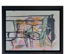 Original Abstract Painting Original Figurative Painting  Original Irish Abstract Painting Irish Art