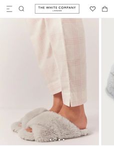 Slippers - The White Company - Size 5/6 - New without tags.