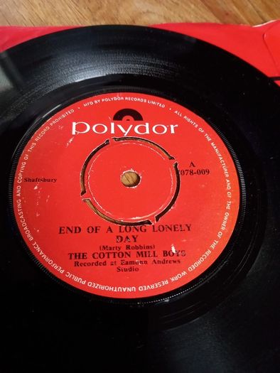 The Cotton Mill Boys , End of a long lonely Day 7"