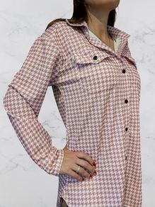 Pink checkered shirt