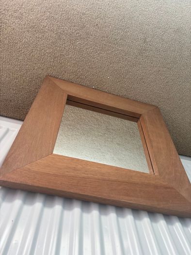 Mirror -Habitat Solid Hardwood Square Wall Mirror (40cm x 40cm)