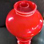Rare red glass oil lamp Image 2