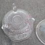 Polish 24% Lead Crystal, Bon Bon Scrolled footed bowl with Lid Image 7