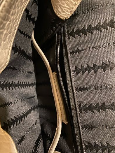 Thacker New York Cream Leather Backpack/crossbody Bag