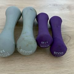 1kg & 2kg rubber weights