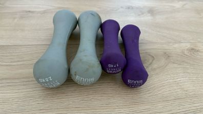 1kg & 2kg rubber weights