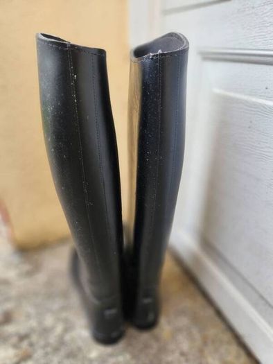 Rubber Riding Boots size 8