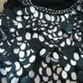 Sliver and black soft net dress new Image 2