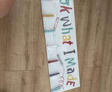 'Look what I made' hanger