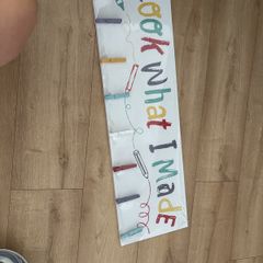 'Look what I made' hanger