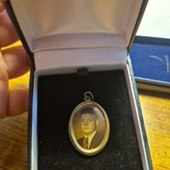 Antique Photo Locket with Engravement. WW1 Militaria