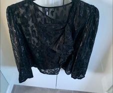 Zara Black Sequenced Top