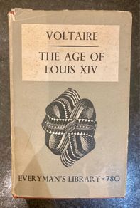 1935 Everyman's Voltaire The Age of Louis XIV