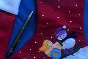 Cute Baby Born Christmas stocking