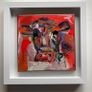 Framed Original Abstract Painting of Cow  Original Gift Image 7