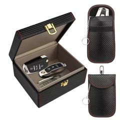 New car must have Faraday Box And Two Faraday Bags, a Carbon Fiber Signal Interceptor