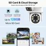 WiFi Security Camera Outdoor Dual Lens 2.4 / 5ghz Wireless IP Camera For Home Security Monitoring Image 3