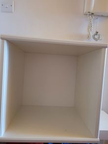 ikea shelving unit, off white colour,  like new
