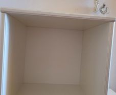 ikea shelving unit, off white colour,  like new