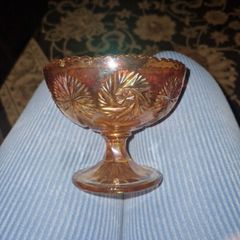 Carnival Glass Vintage Sweet Dish