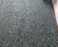 Ikea rug high pile 170x230  blue-green
