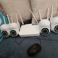 camcamp camera nvr kit sc53 brand new 500gb camera just requires a power supply at each camera no cables need to run from camera to NVR
