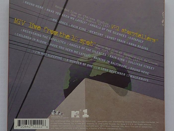 The Counting Crows - Across A Wire (live in New York) CD
