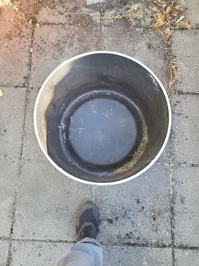 Stainless steel planter