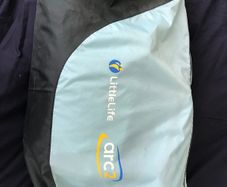 littlelife arc2 travel cot + uv sunshade/blackout