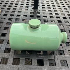 Vintage Green Stoneware Hot Water Bottle