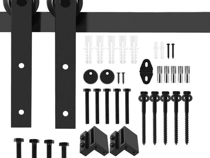 6FT Sliding Barn Door Hardware Kit