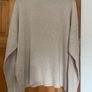 Beige cowl neck jumper plus size Image 4