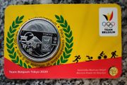 Belgium 5 Euro Base Metals Brilliant Uncirculated Coin 2020 - Team Belgium (Relief) - Belgian Coin-card Catalogue