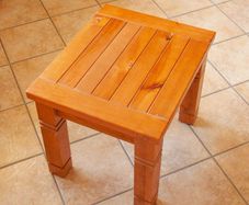 Solid pine coffee table
