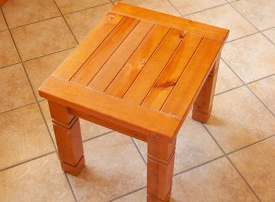 Solid pine coffee table