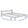 IKEA NEIDEN Double Bed Frame with Slats Image 5