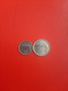 1996 Irish 5p and 10p